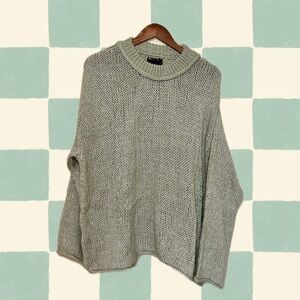 Women's Sage Green Knit Sweater